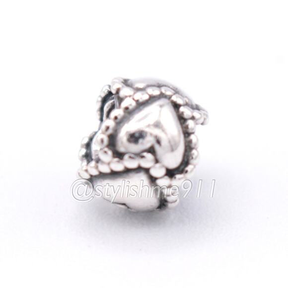 Authentic PANDORA Everlasting Love Charm - 790448 - Picture 9 of 9